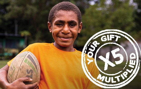 Help give the miracle of sight to adults and children with blinding cataracts, like 13-year-old Patrick, living in remote communities in Papua New Guinea.