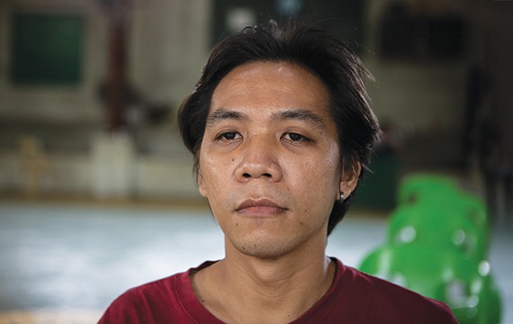 Armon in the Philippines received sight-saving cataract surgery at a cbm-funded hospital.