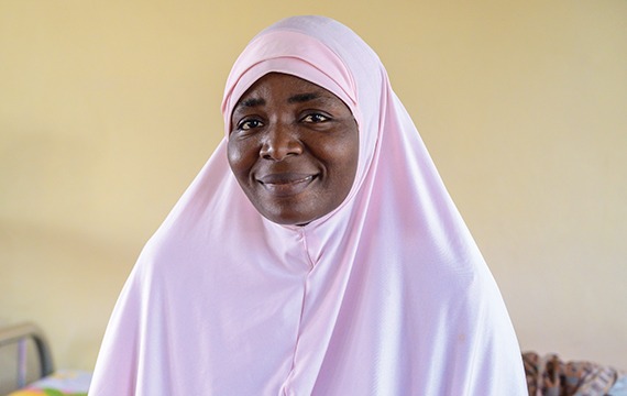 Halimat from Nigeria received life-changing obstetric fistula surgery at a cbm-funded hospital.
